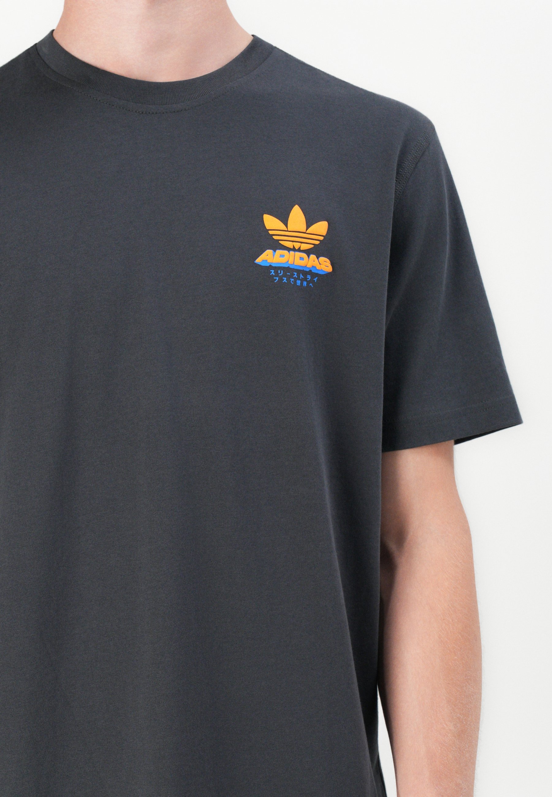 adidas Originals RETRO GAMING UNISEXE - T-shirt imprimé - anthracite