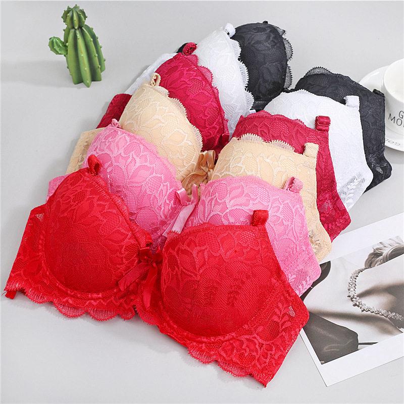 Reggiseno imbottito da donna, reggiseno sexy in pizzo floreale, bralette, intimo 2018