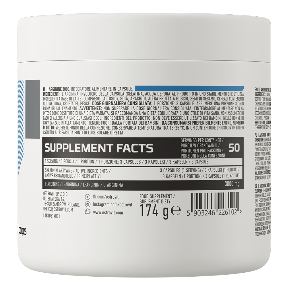 OstroVit arginīns 3000 mg