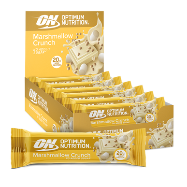 Optimum Nutrition Marshmallow Crunch proteinová tyčinka 65 g 65 g