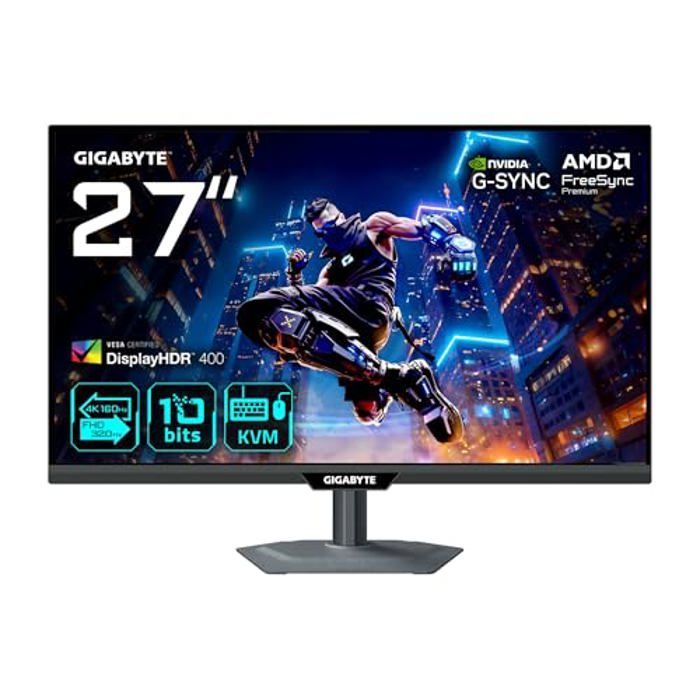 Monitor da gioco da 27” - GIGABYTE - M27UP - 4K UHD - 160Hz - FreeSync Premium Pro