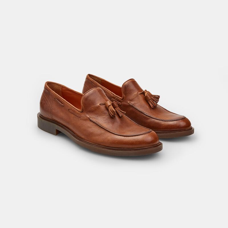 BATA Eleganckie skórzane mokasyny męskie