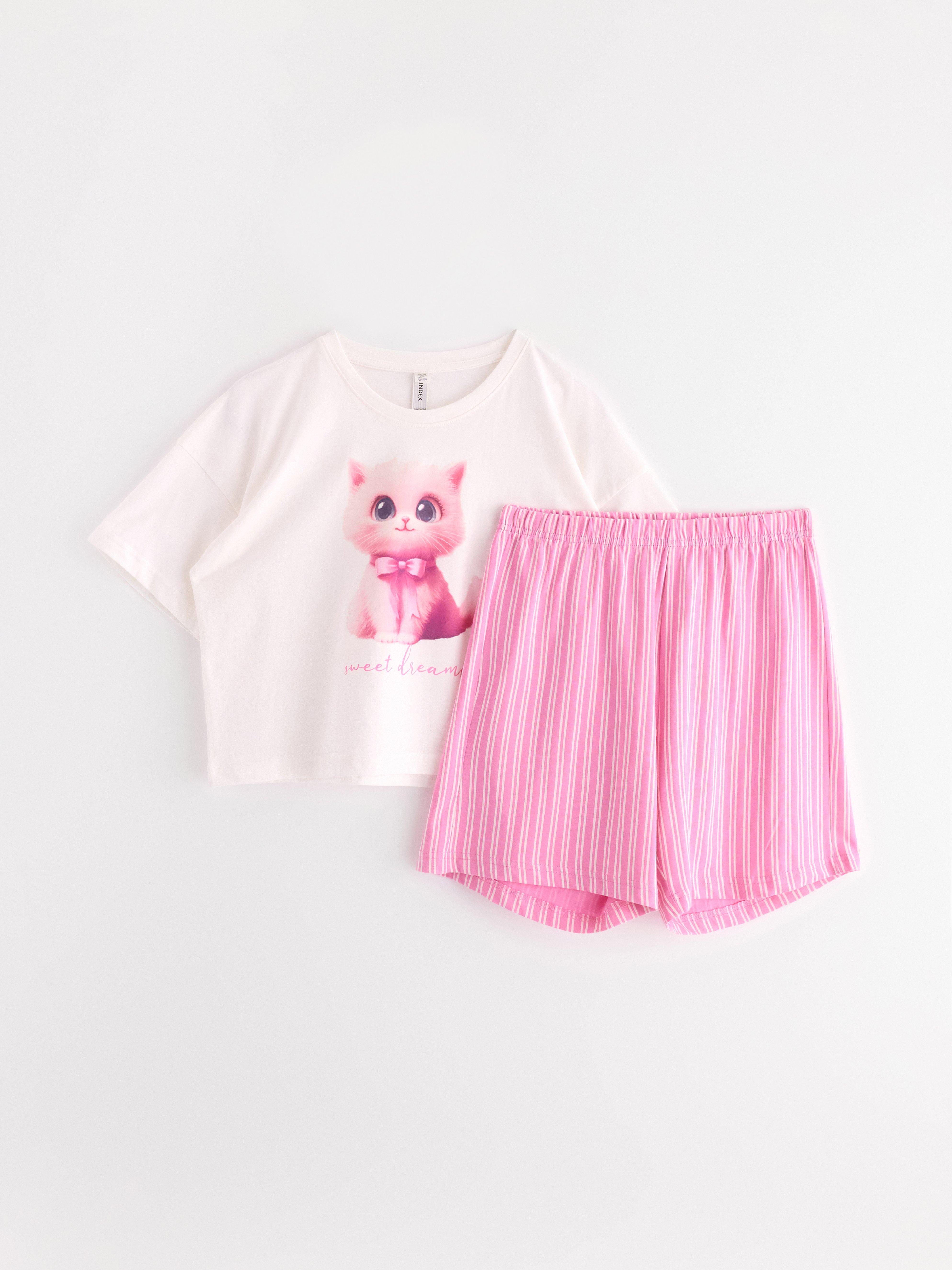 Pyjamasset Off White