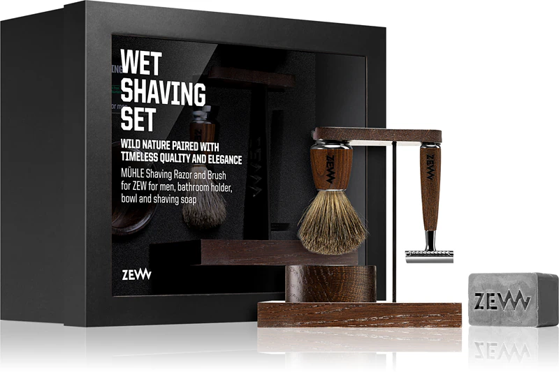 Kit de Barbear Zew For Men - Ideal para Presentear com sua Barba