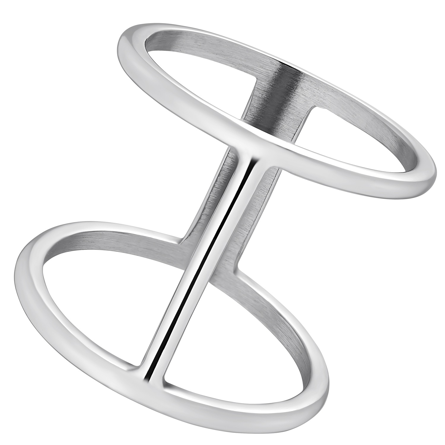 Heideman Bague Jarek couleur argentée polie