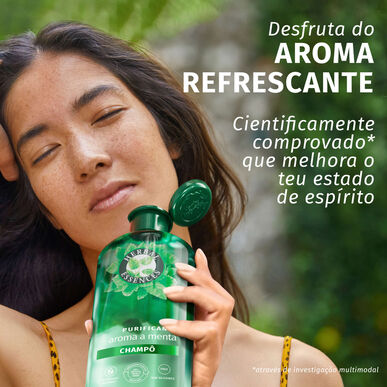 Herbal Essences tisztító sampon menta illatú élénkítő sampon intenzív tisztító 350 ml 350 ml