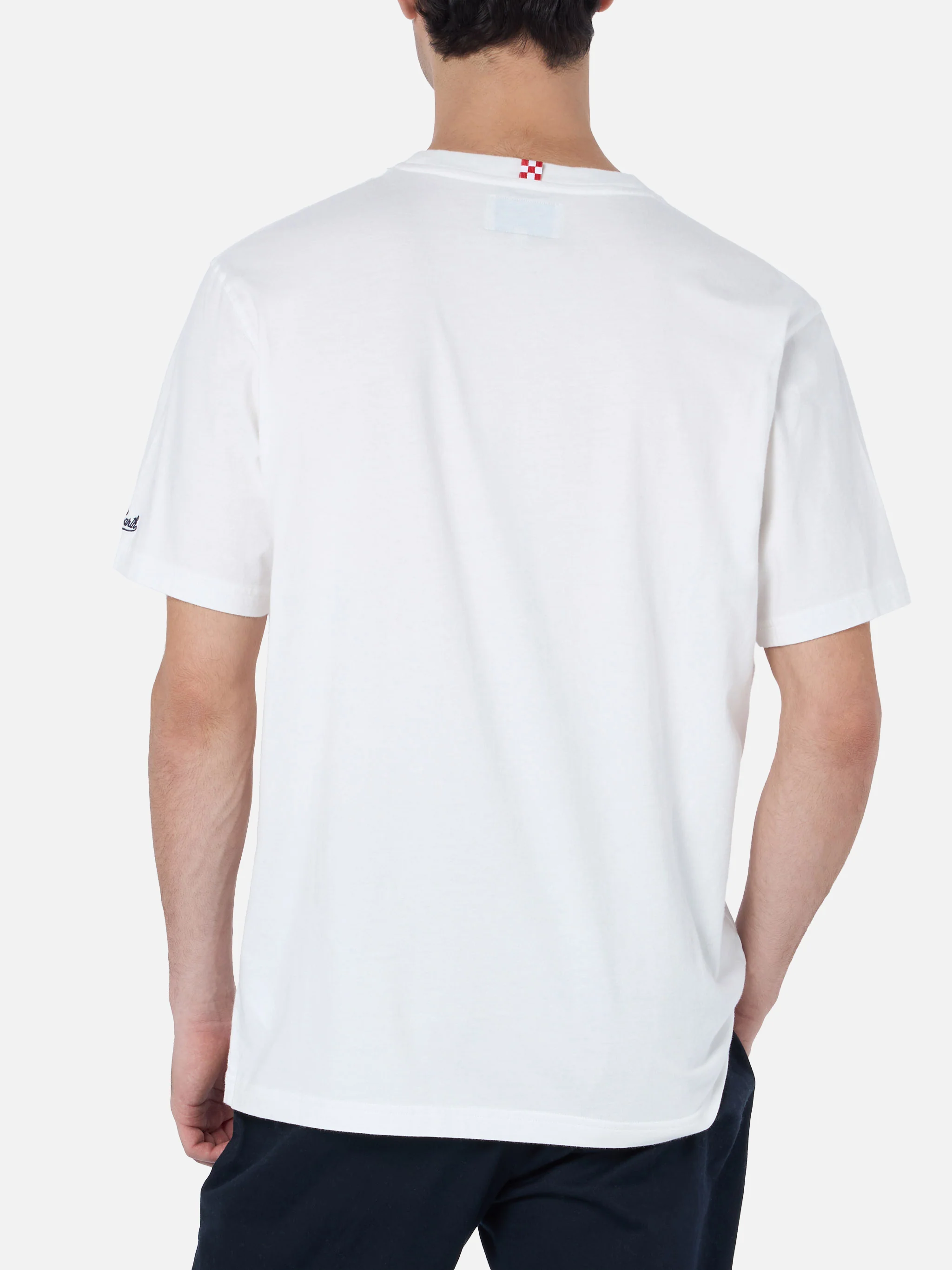 Arnott heren T-shirt van zwaar katoen met You Know I'm Ginde-borduurwerk