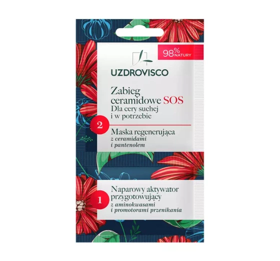 Uzdrovisco Zabieg ceramidowe SOS dla cery suchej i w potrzebie 8ml