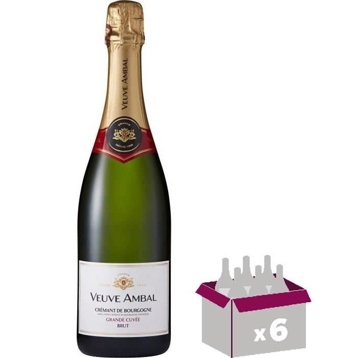 Veuve Ambal Grande Cuvée - Crémant de Bourgogne x6