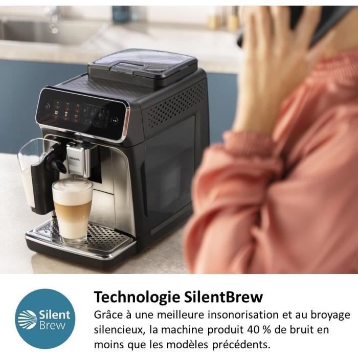 Philips EP2230/10 2200 Serie Espressomachine met Koffiemolen - LatteGo - 4 Recepten - Keramische Koffiemolen - Glanzend Zwart