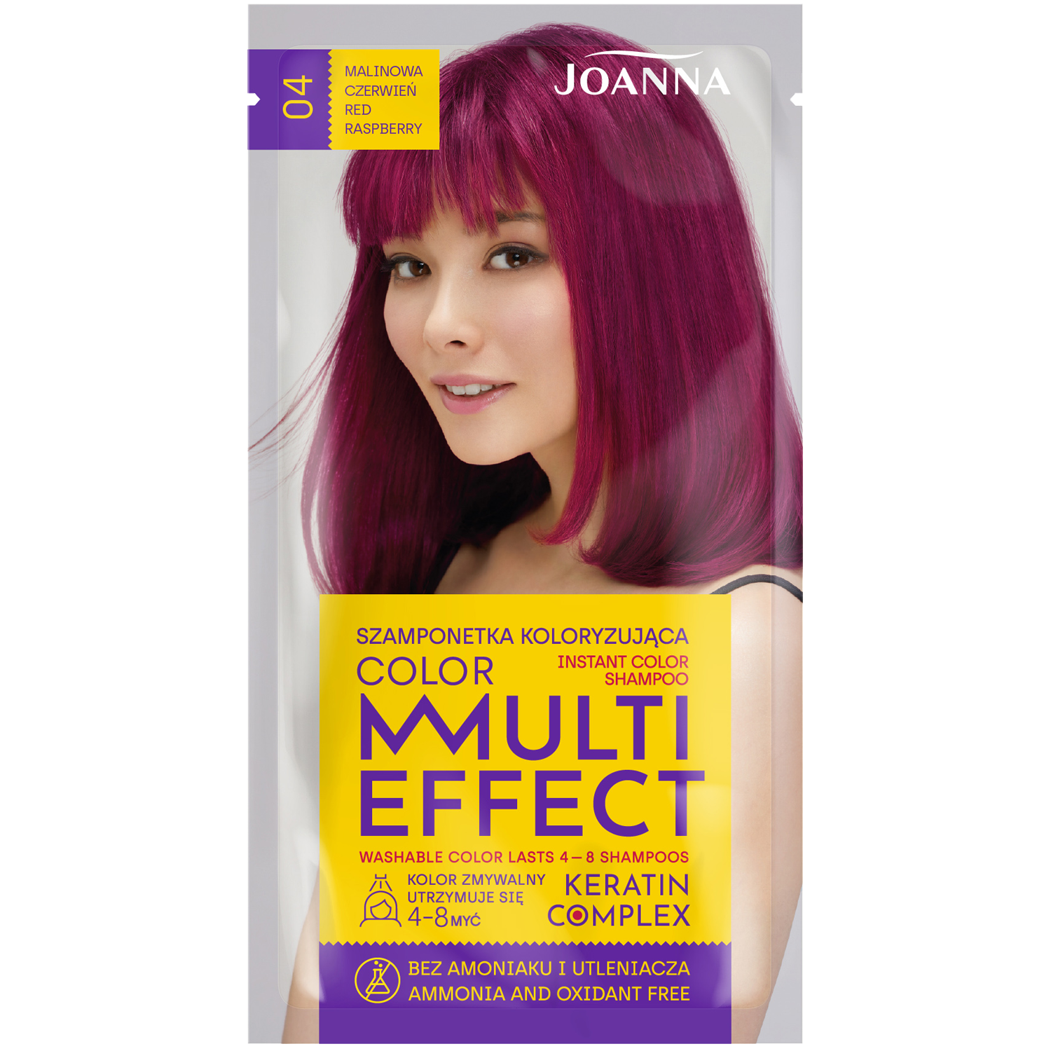 Joanna hair coloring shampoo 014 aromatic cappuccino Multi Effect