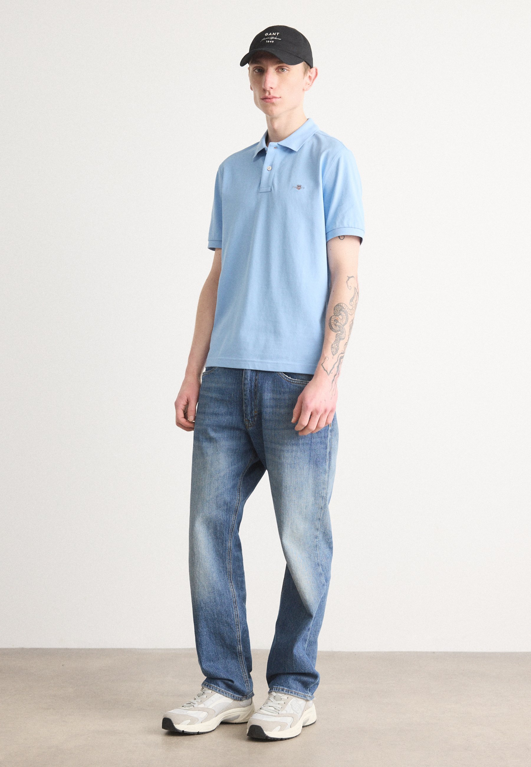 GANT ARCHIVE SHIELD - Poloshirt - capri blauw