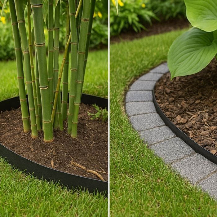 Barrière anti-rhizome bambou 5 m x 60 cm, stop racines - 800g/m