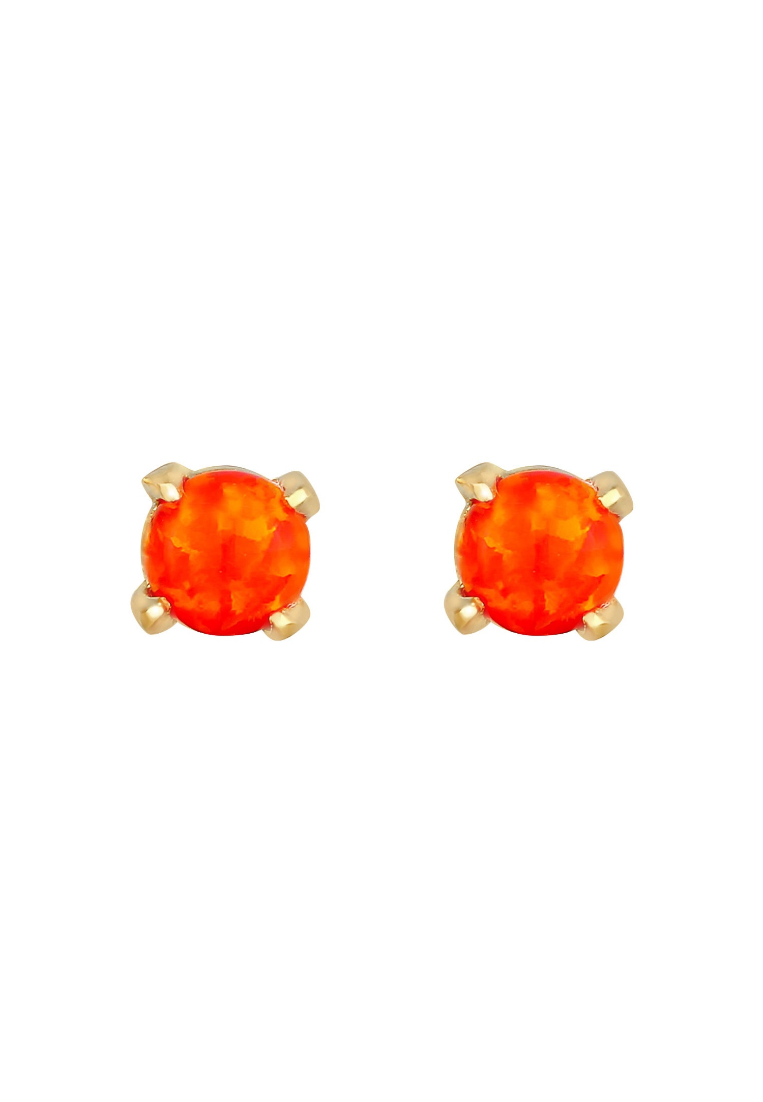 Elli Boucles d'oreilles dames Filigrane Trend avec opale synthétique en argent 925