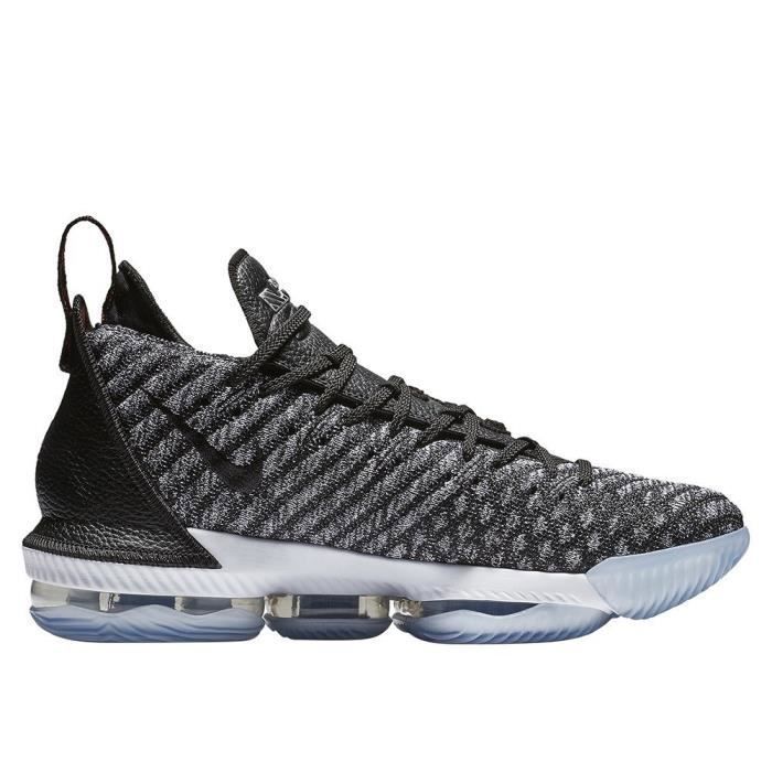 Basketbalschoenen - NIKE - Lebron XVI - Grijs - Zoom Air - Ademend