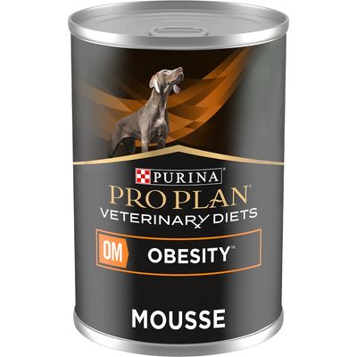 Purina Pro Plan Alimenti Veterinari Mousse per Cani OM Obesità