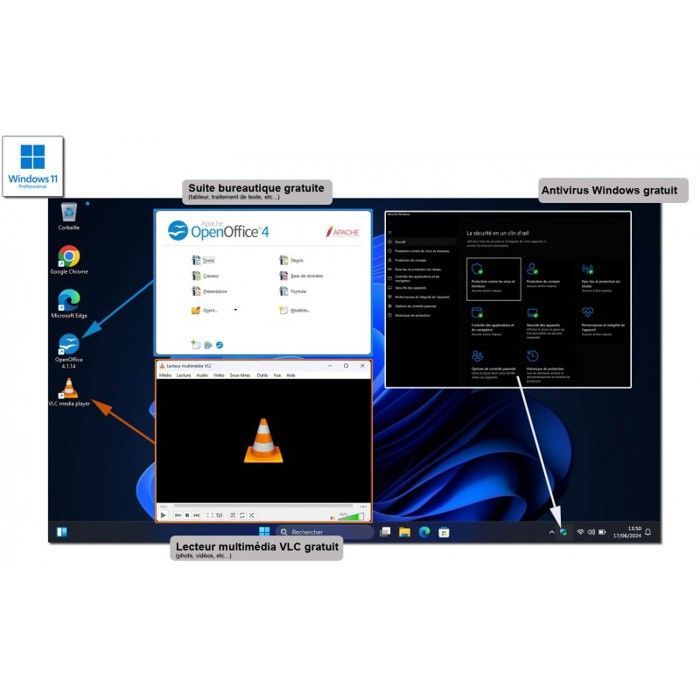 Desktop PC - Optima - Ryzen 5 - 16GB RAM - 1TB SSD - Built-in Wi-Fi - Windows 11