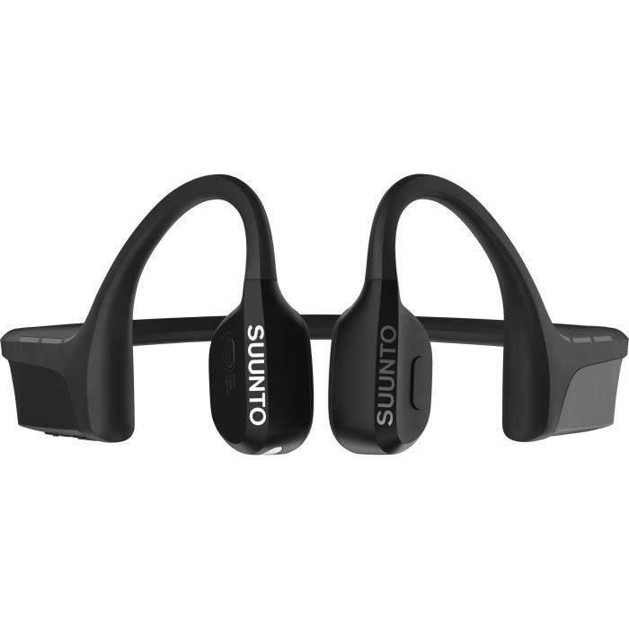 Cuffie sportive wireless SUUNTO Wing - Conduzione ossea - Power bank incluso - Nere