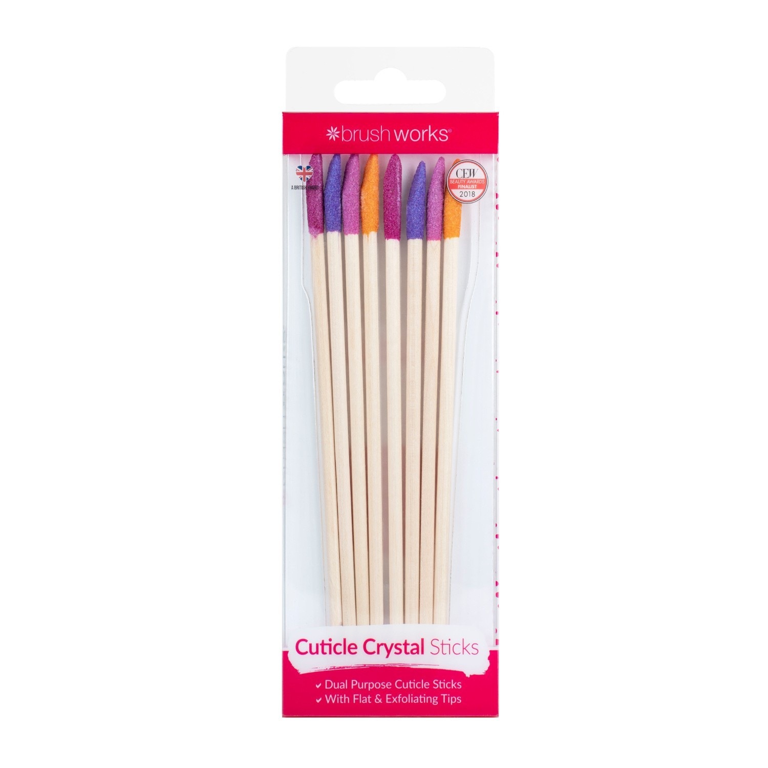 Brushworks Set de 8 Repousse-cuticules