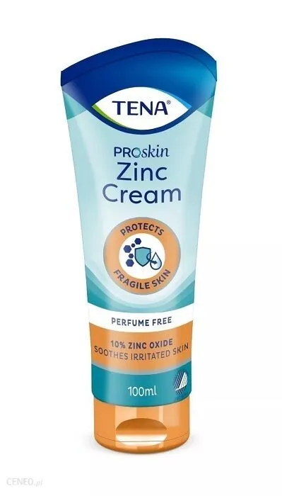 Tena Zinc Cream, Krem Łagodzący z Cynkiem