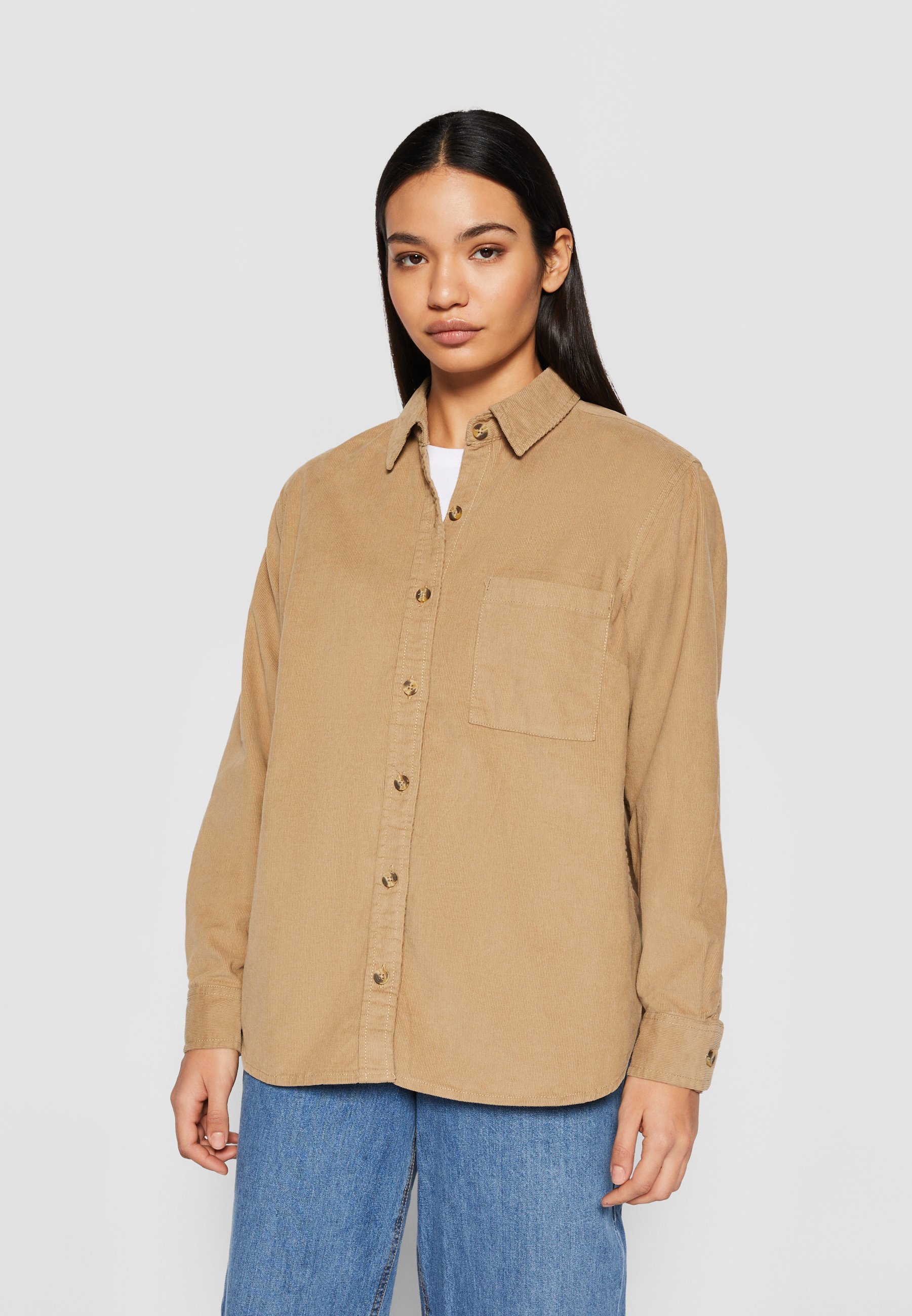 Chemisier boutonné Urban Classics - sable chaud
