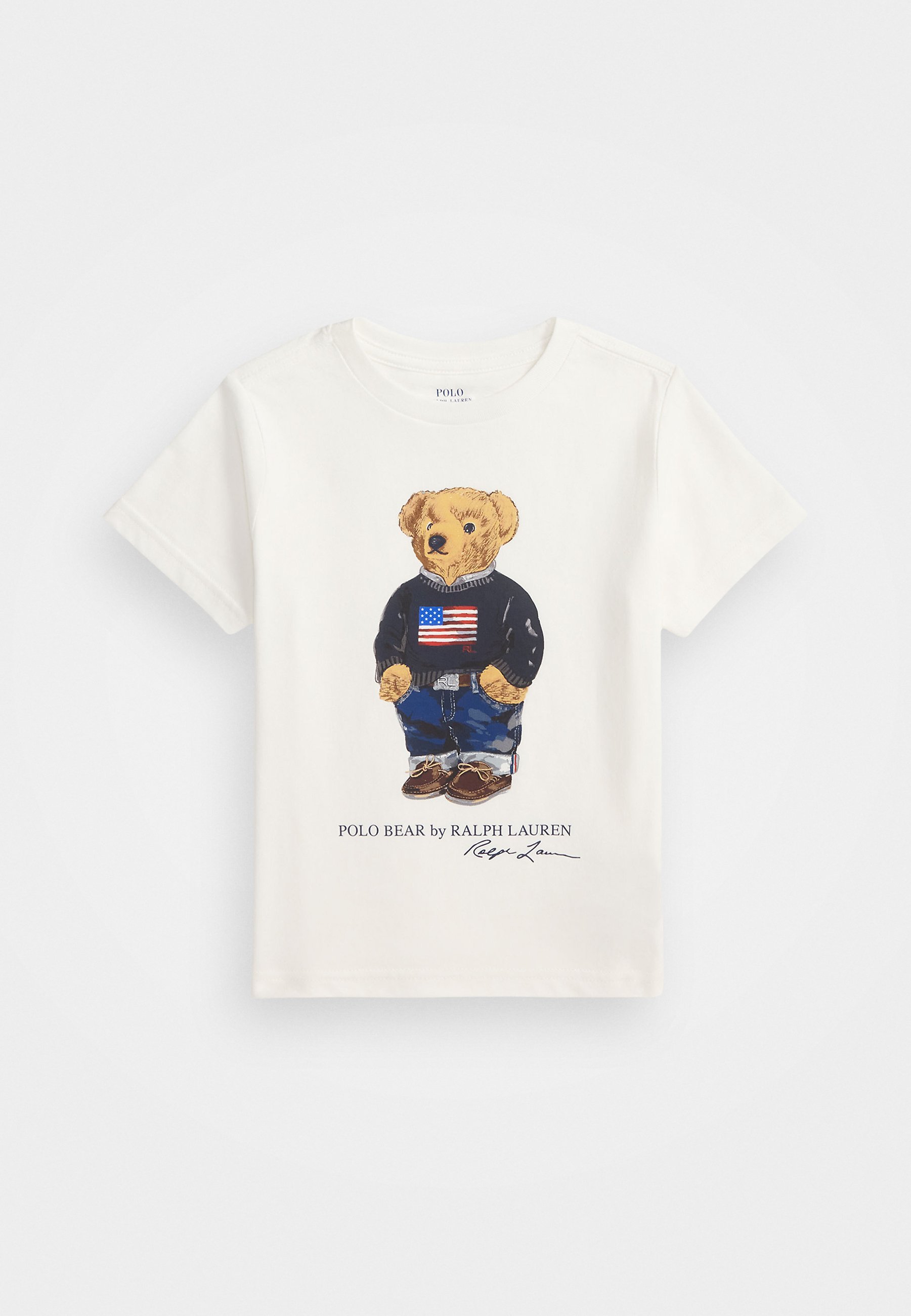 Polo Ralph Lauren T-shirt met print - witte basis