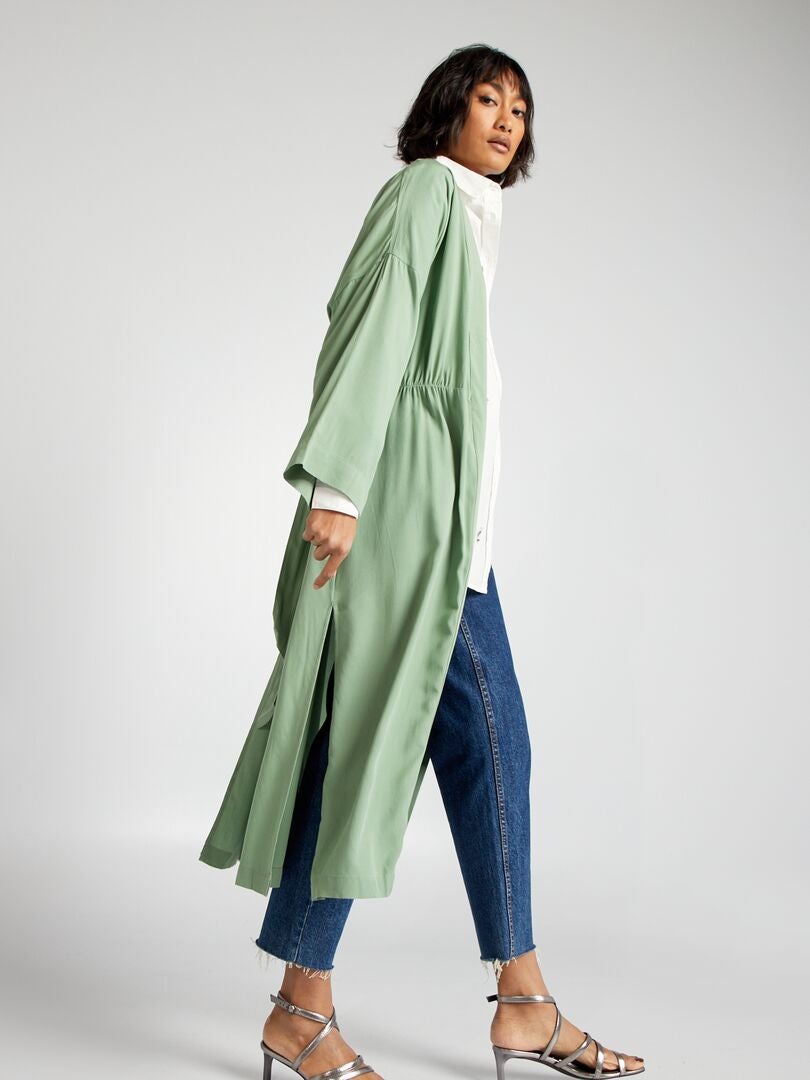 Quimono longo - VERDE