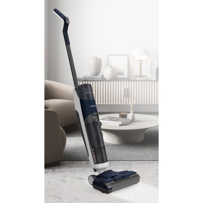 Aspiradora y fregona de mano Arthur Martin AMWD150 - 150 W - 30 min - 570 ml - Negra