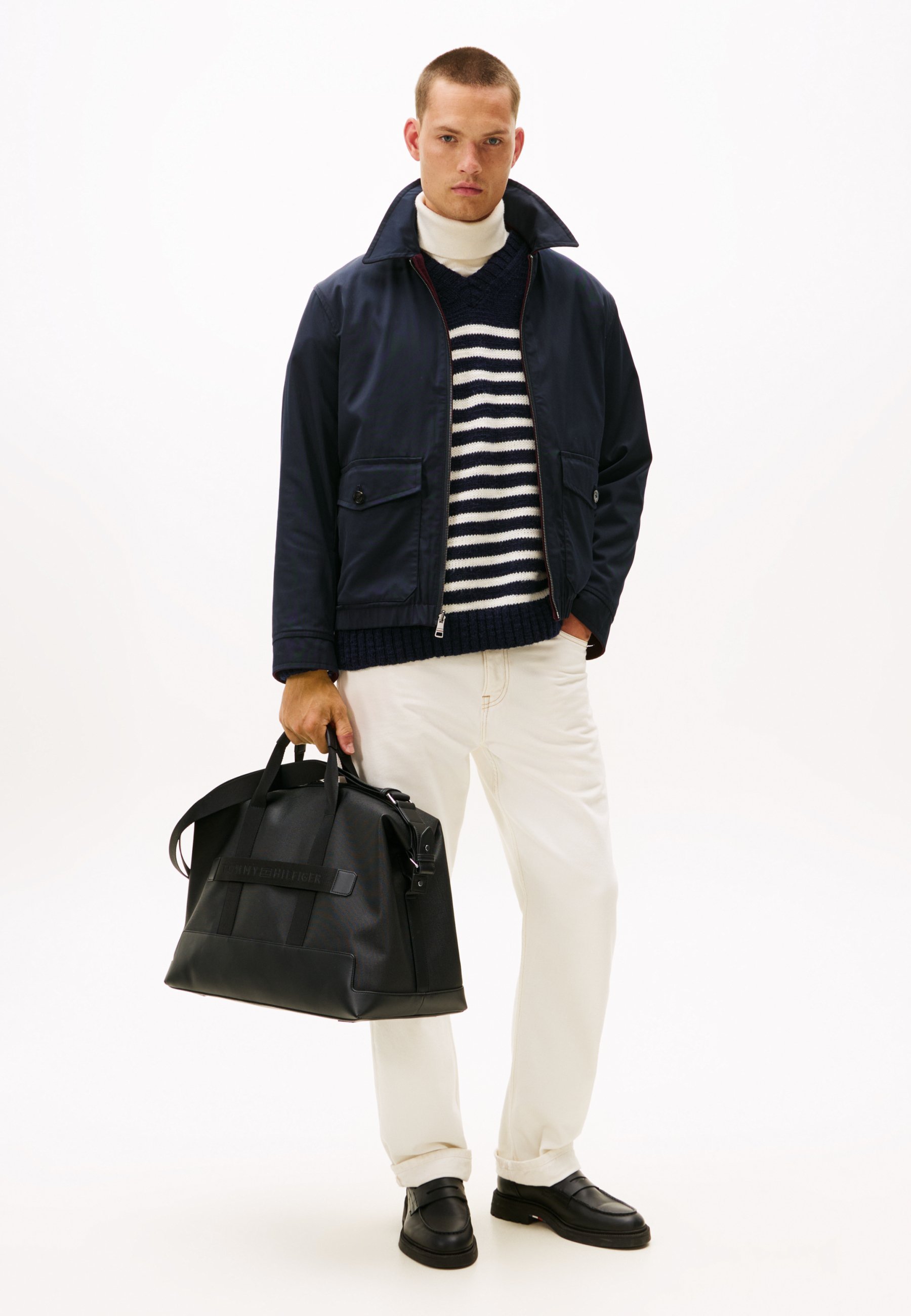 Tommy Hilfiger weekendtas - zwart