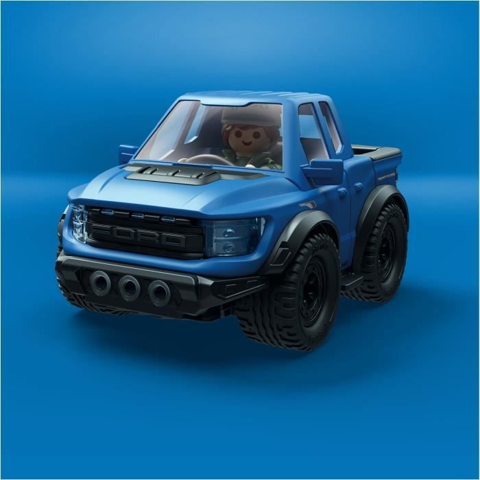 Playmobil 71858 Ford F-150 Raptor, Playmobil Kultautos, Oldtimer, 25 Teile, Kinder, ab 14 Jahren
