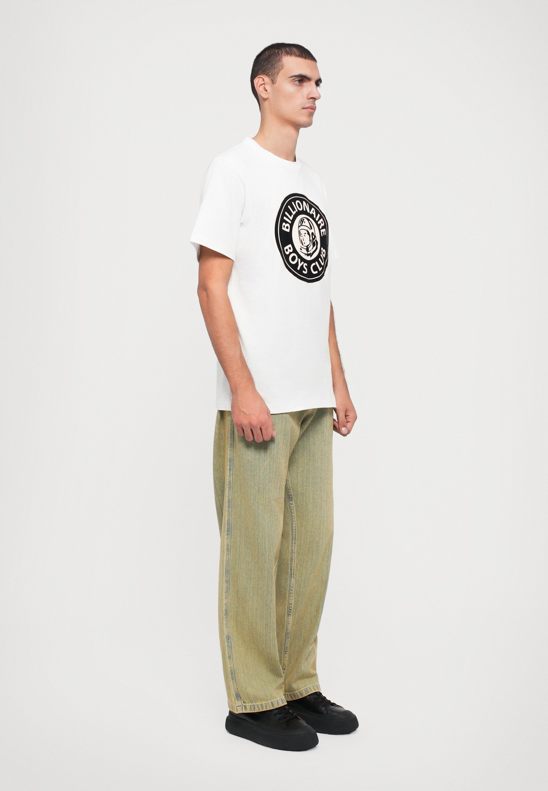 Majica s potiskom Billionaire Boys Club EMBLEM - bela