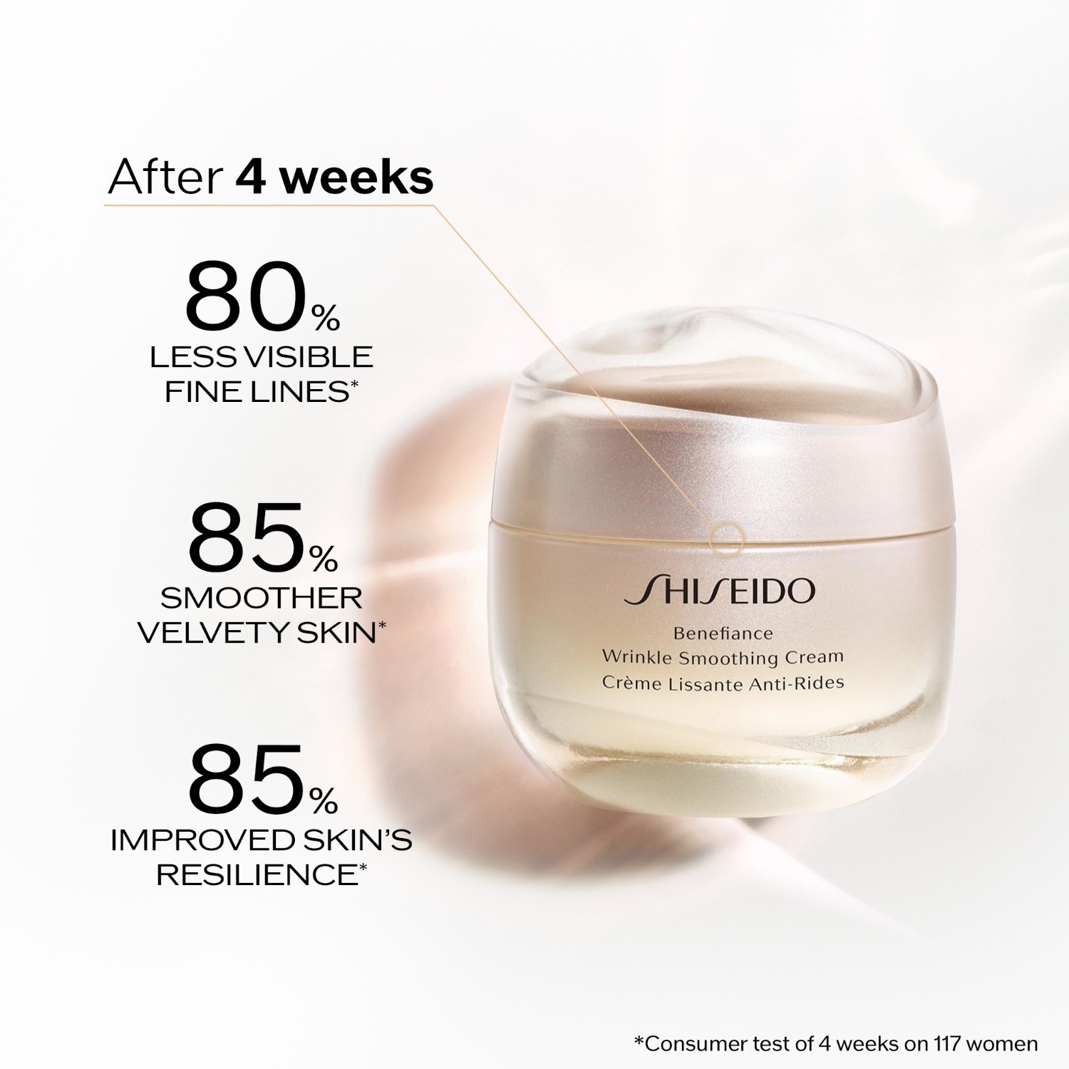 Shiseido Benefiance krema za lice za zaglađivanje bora - 50 ml