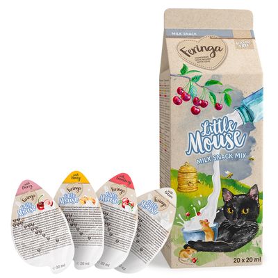 Confezione mista di snack al latte Feringa Topolino