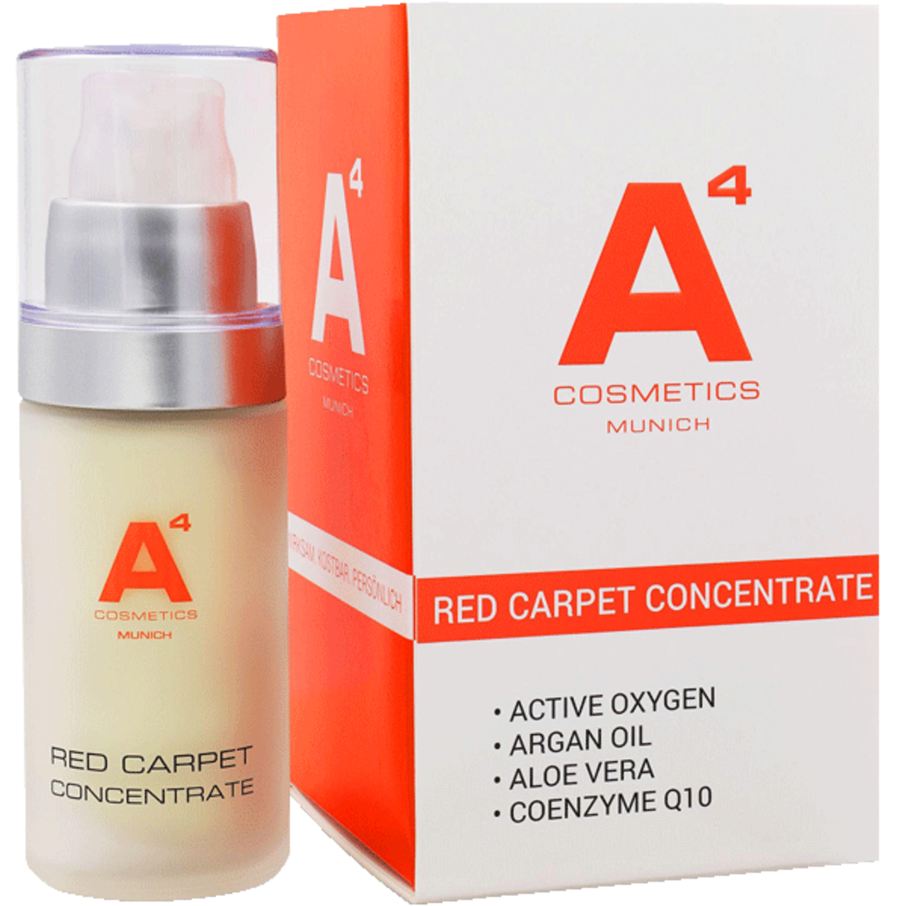 Sérum antiedad concentrado Red Carpet de A4 Cosmetics – 30 ml