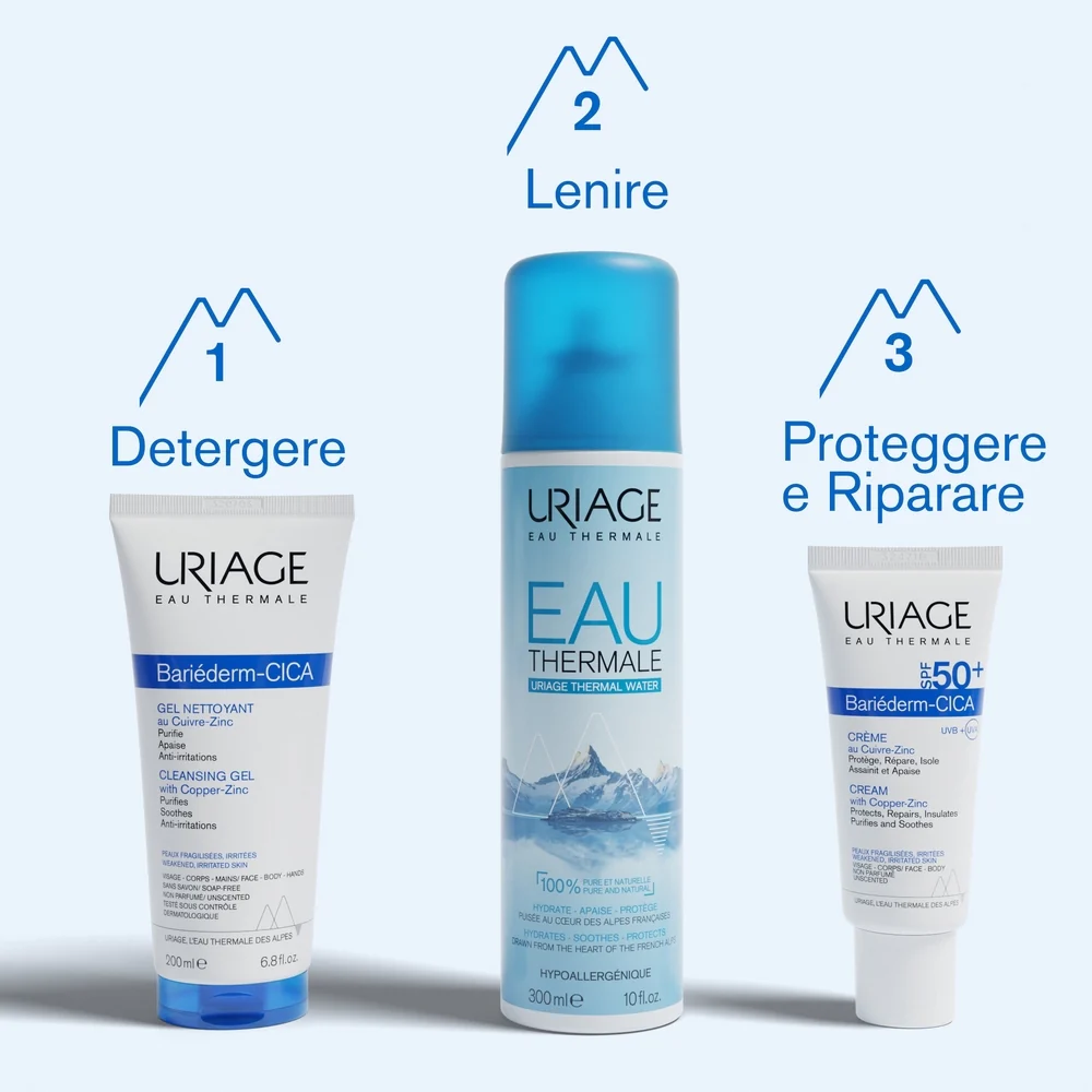 BARIÉDERM-CICA Crema SPF50+ - Crema viso giorno lenitiva, Trattamenti Protettivi