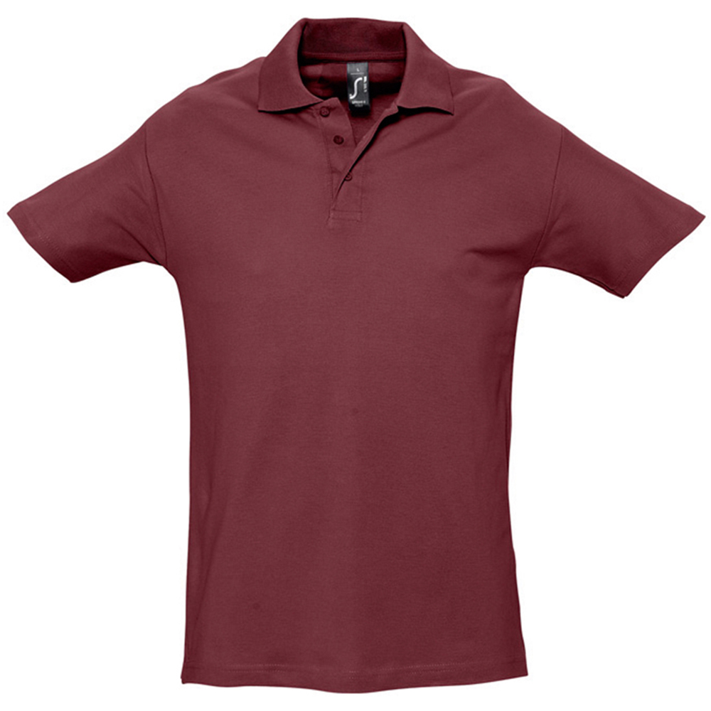 Polo De Manga Corta Liso 100% Algodón De Primera Calidad Sols Spring Ii