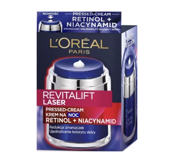 L'Oréal Paris Revitalift Laser Retinol   Niacynamid krem do twarzy na noc 50 ml