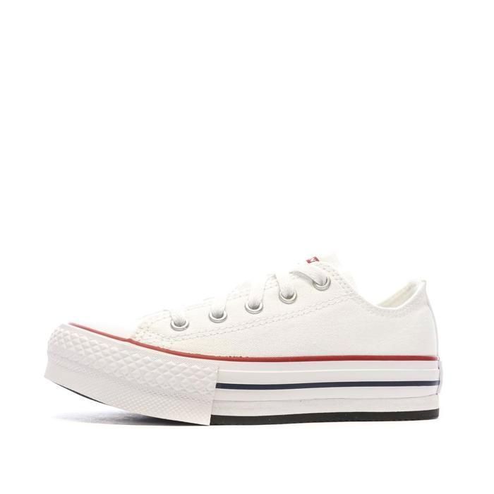 Sneakers basse - CONVERSE - Ctas Platfo Ox - Bianche - Bambini - Ragazze
