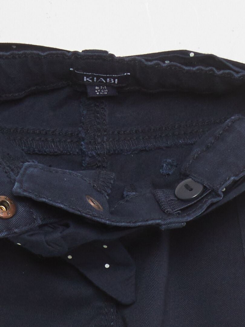 Pantalones ajustados - AZUL