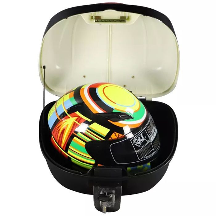 Maleta superior para motocicleta Bagtecs TCS1 - 29 litros - Impermeable - Con cerradura - Universal