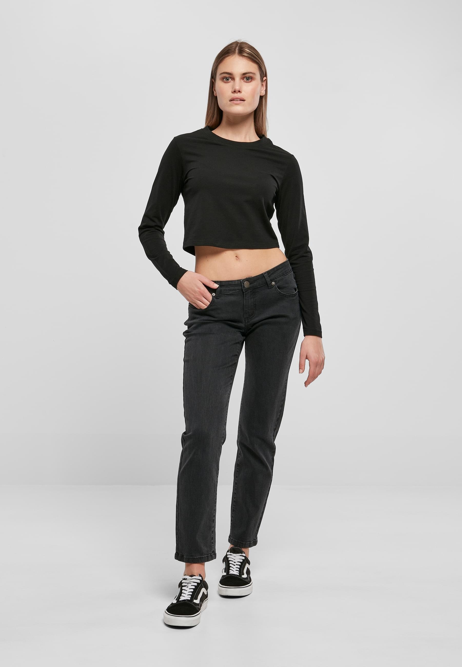 Urban Classics jeans met rechte pijpen - zwart gewassen