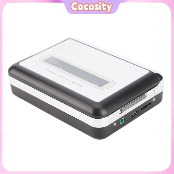 Cocosity Convertidor de casete a MP3, Convertidor de casete, Reproductor de casete portátil, Convertidor de reproductor de vídeo