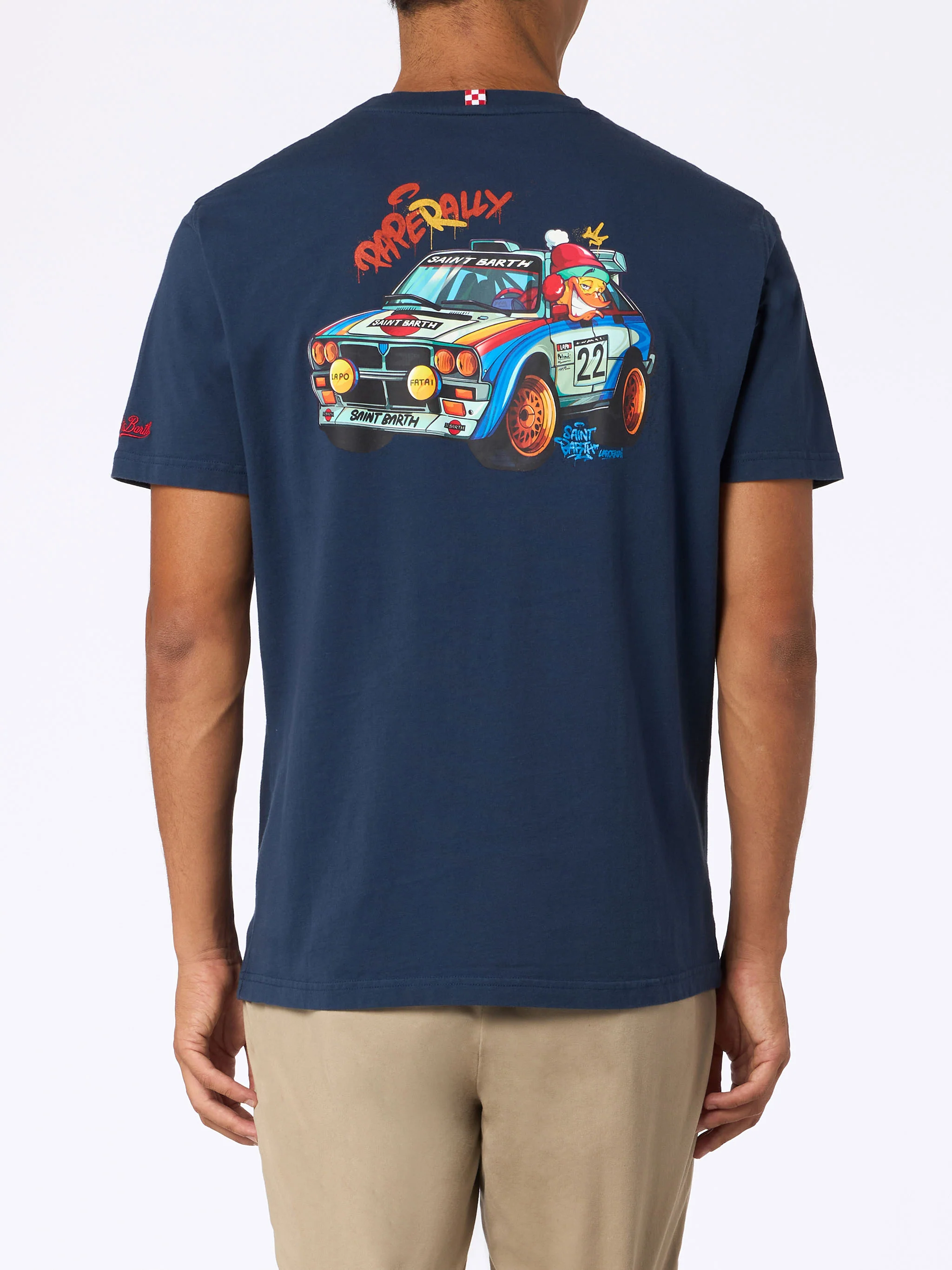 T-shirt da uomo in cotone pesante Arnott con stampa Crypto Paperally |
