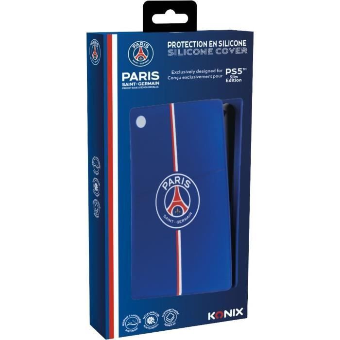 Cover protettiva - KONIX - PSG - PS5 Slim - Silicone - Antiurto - Antigraffio - Blu