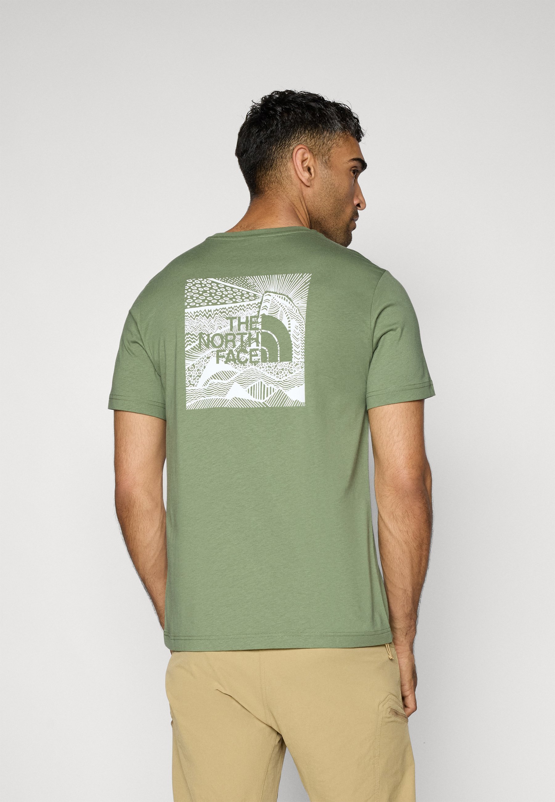 The North Face BOX CELEBRATION TEE - T-shirt met print - bark mist