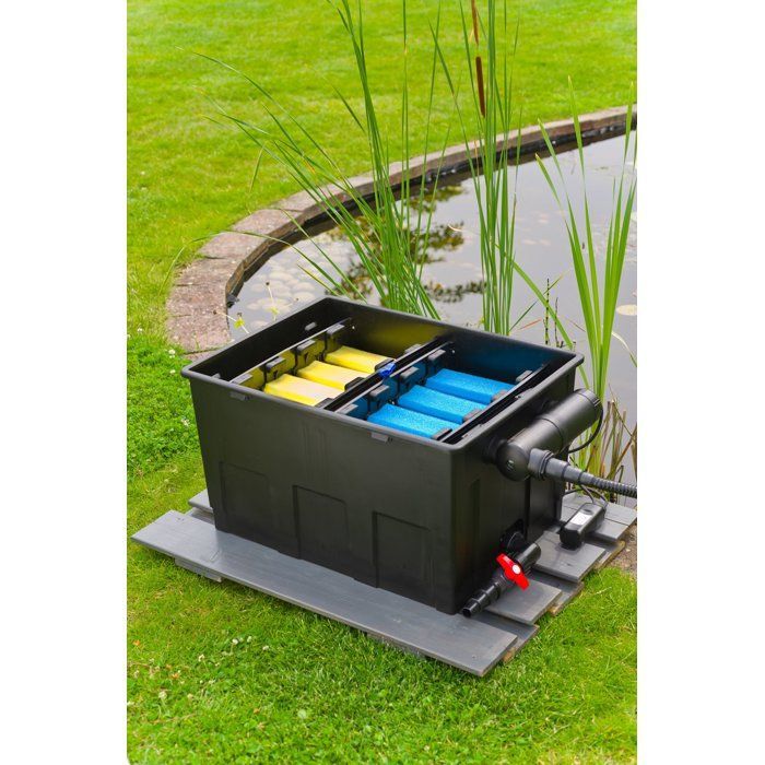 Schwerkraft-Teichfilter – UBBINK – SmartClear 12000 BasicSet – 18 W UV-C – 120 l Fassungsvermögen – 12000–24000 l