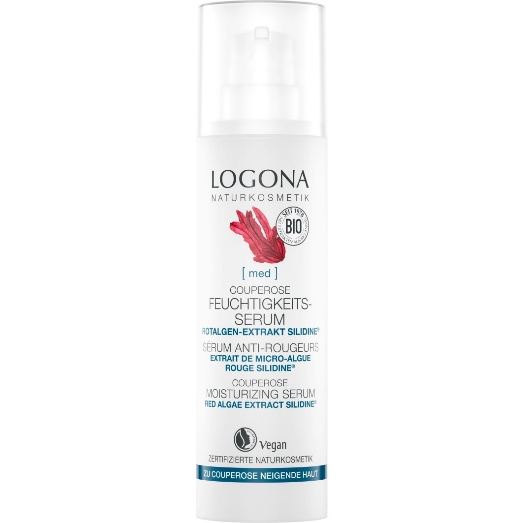 Hydratačné sérum Logona Medium s extraktom z červených rias a kuperózy SILIDINE® - 30 ml