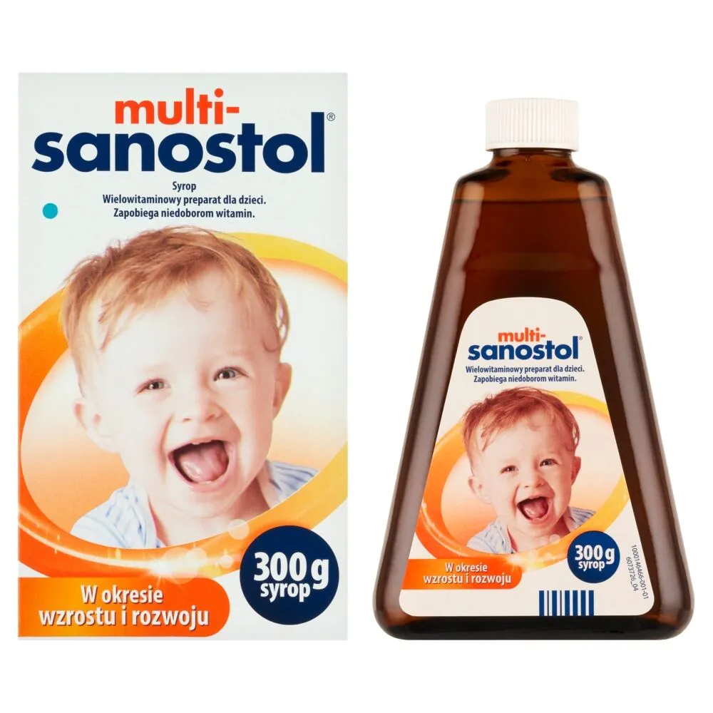 Multi-Sanostol Wielowitaminowy syrop dla dzieci, 300 g