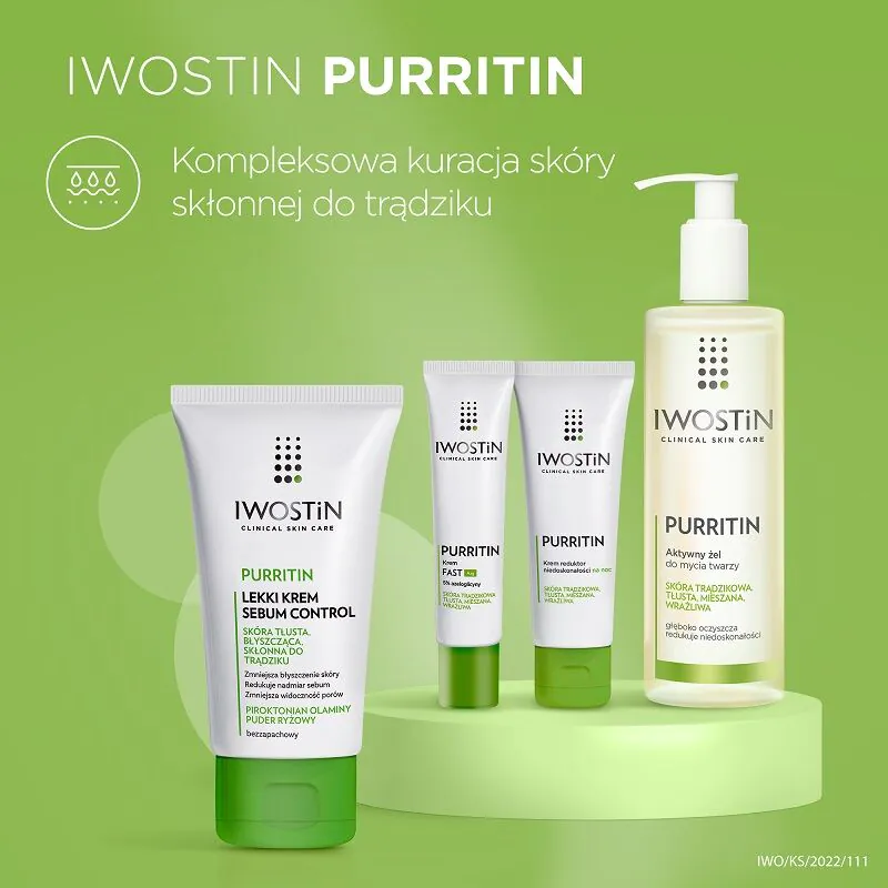 Iwostin Purritin Lekki Krem Sebum Control