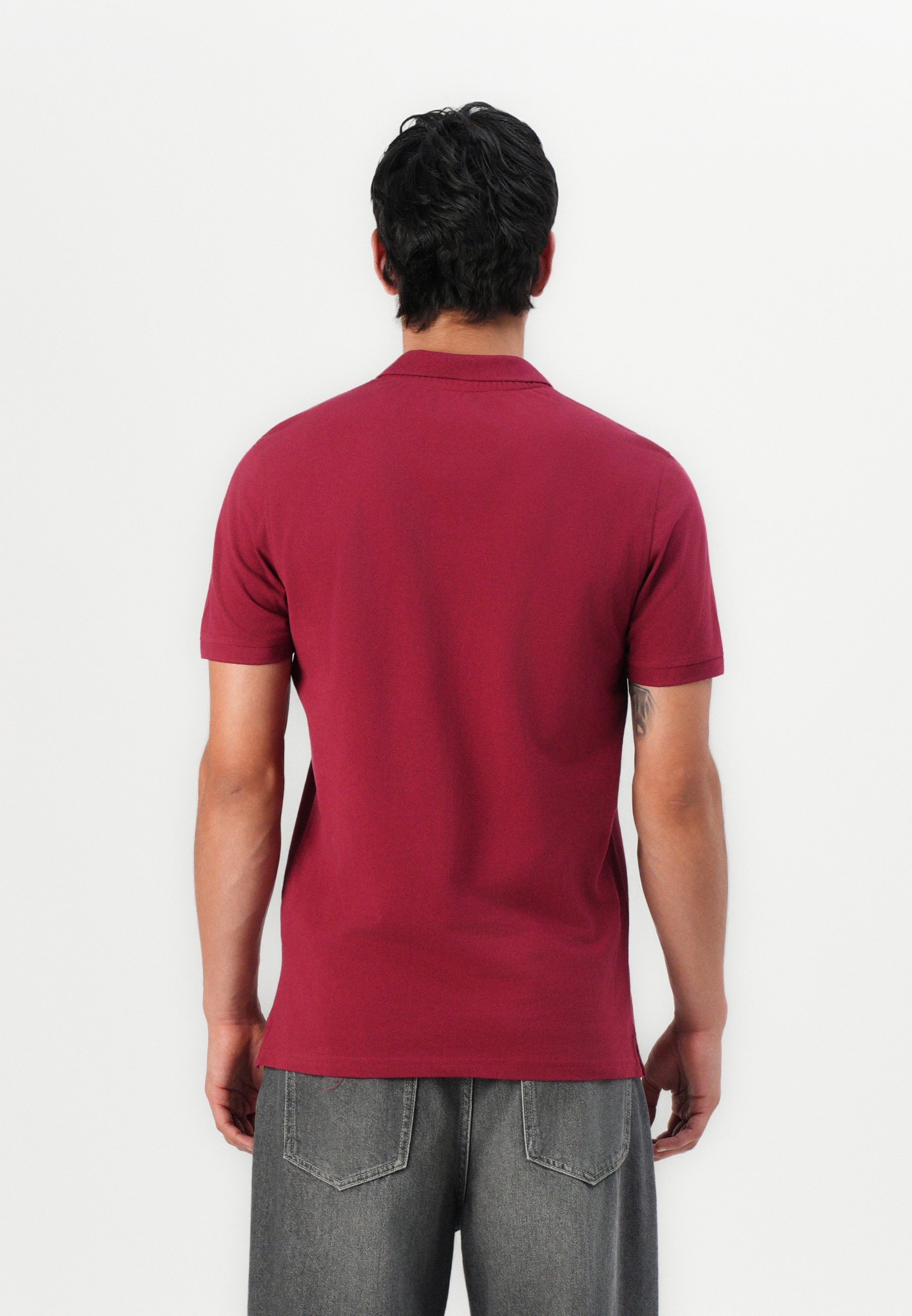 Pier One 2-pack - Poloshirt - marineacademie/Tibetaans rood